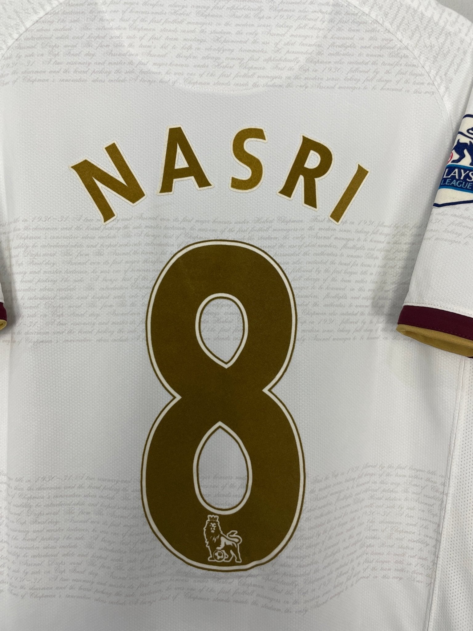 Shop 2007/08 ARSENAL NASRI #8 AWAY SHIRT (M) NIKE, classic football shirts, vintage football shirts & retro soccer jerseys at Cult Kits