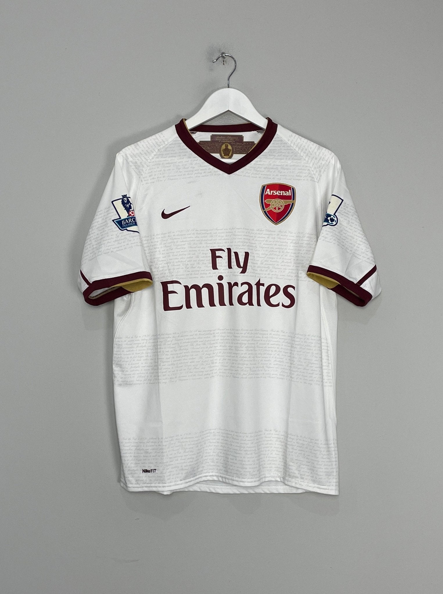 Shop 2007/08 ARSENAL NASRI #8 AWAY SHIRT (M) NIKE, classic football shirts, vintage football shirts & retro soccer jerseys at Cult Kits