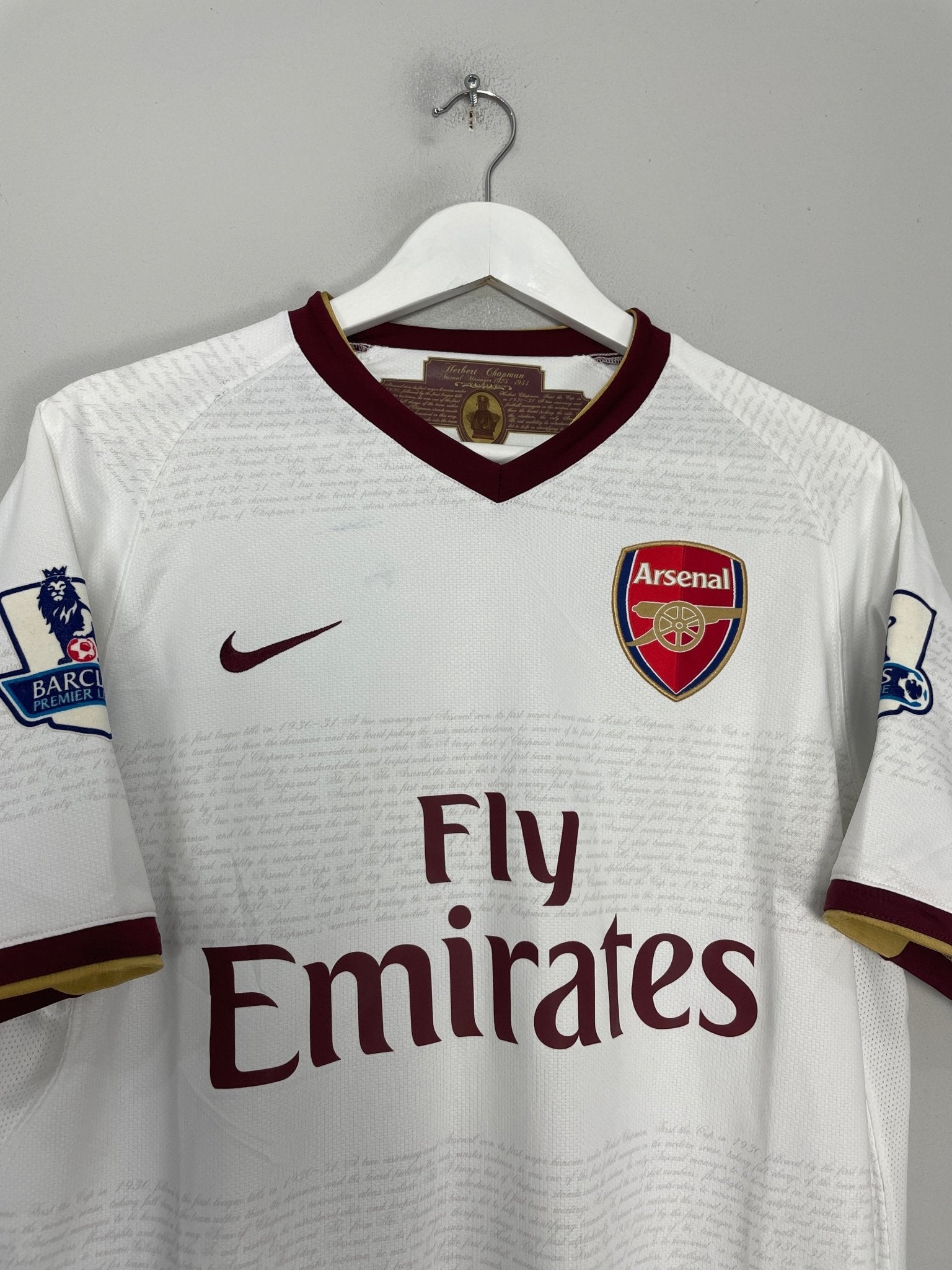 Shop 2007/08 ARSENAL NASRI #8 AWAY SHIRT (M) NIKE, classic football shirts, vintage football shirts & retro soccer jerseys at Cult Kits