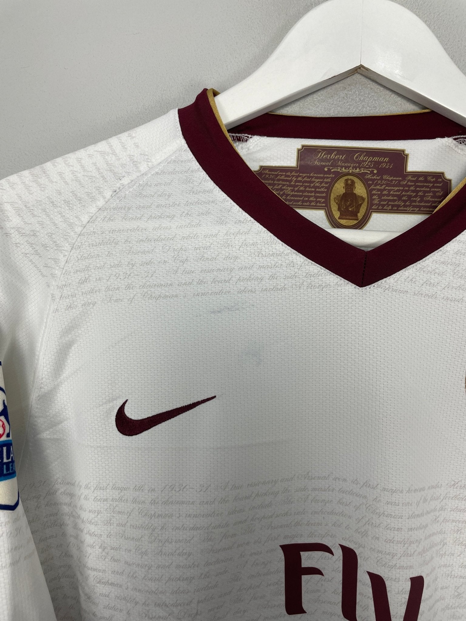 Shop 2007/08 ARSENAL NASRI #8 AWAY SHIRT (M) NIKE, classic football shirts, vintage football shirts & retro soccer jerseys at Cult Kits