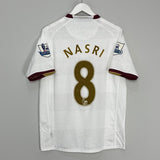 Shop 2007/08 ARSENAL NASRI #8 AWAY SHIRT (M) NIKE, classic football shirts, vintage football shirts & retro soccer jerseys at Cult Kits