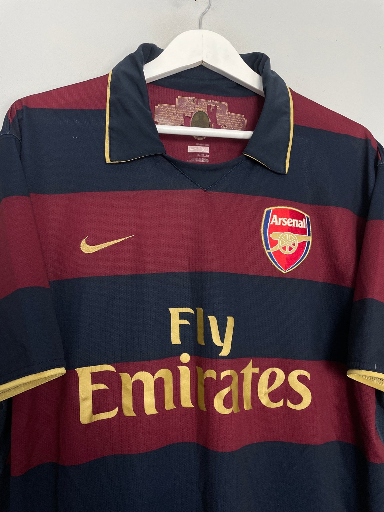Shop 2007/08 ARSENAL THIRD SHIRT (XL) NIKE, classic football shirts, vintage football shirts & retro soccer jerseys at Cult Kits