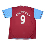 Buy 2007/08 Aston Villa Harewood 9 Home Shirt (XXL) Nike ~ Free worldwide shipping ~ Authentic Vintage Football Shirts from Cult Kits