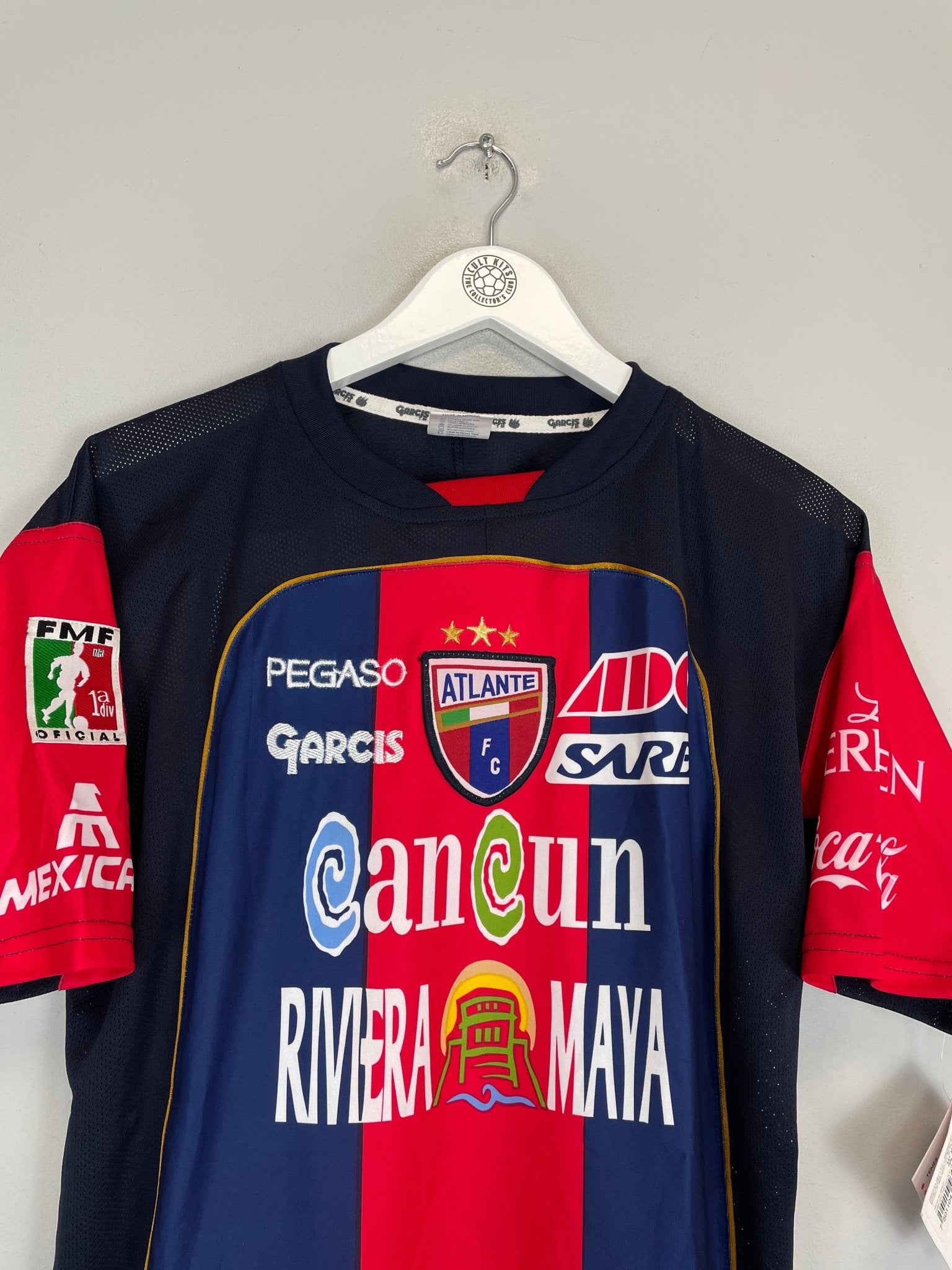 Shop 2007/08 ATLANTE *BNWT* HOME SHIRT (L) GARCIS, classic football shirts, vintage football shirts & retro soccer jerseys at Cult Kits