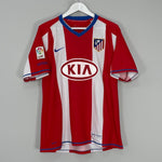 Shop 2007/08 ATLETICO MADRID FORLAN #7 HOME SHIRT (M) NIKE, classic football shirts, vintage football shirts & retro soccer jerseys at Cult Kits