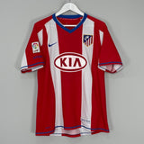 Shop 2007/08 ATLETICO MADRID FORLAN #7 HOME SHIRT (M) NIKE, classic football shirts, vintage football shirts & retro soccer jerseys at Cult Kits
