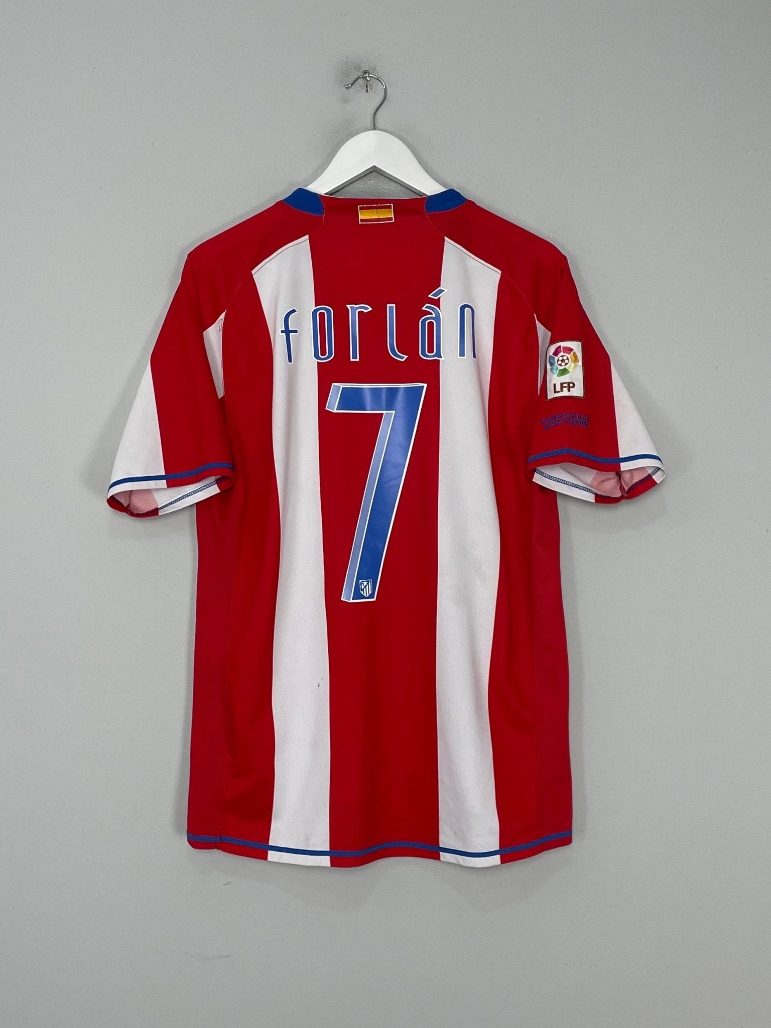 Shop 2007/08 ATLETICO MADRID FORLAN #7 HOME SHIRT (M) NIKE, classic football shirts, vintage football shirts & retro soccer jerseys at Cult Kits