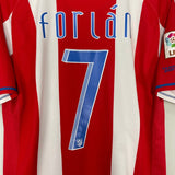 Shop 2007/08 ATLETICO MADRID FORLAN #7 HOME SHIRT (M) NIKE, classic football shirts, vintage football shirts & retro soccer jerseys at Cult Kits