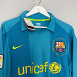 Shop 2007/08 BARCELONA *BNWT* HENRY #14 L/S AWAY SHIRT (L) NIKE, classic football shirts, vintage football shirts & retro soccer jerseys at Cult Kits