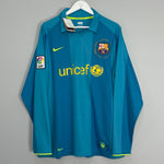 Shop 2007/08 BARCELONA *BNWT* HENRY #14 L/S AWAY SHIRT (L) NIKE, classic football shirts, vintage football shirts & retro soccer jerseys at Cult Kits