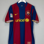 2007/08 BARCELONA HENRY 14 HOME SHIRT (L) NIKE - Cult Kits - Large - Buy Vintage Football Shirts, Authentic Retro Football Shirts For Sale, Classic Football Shirts & Soccer Jersey