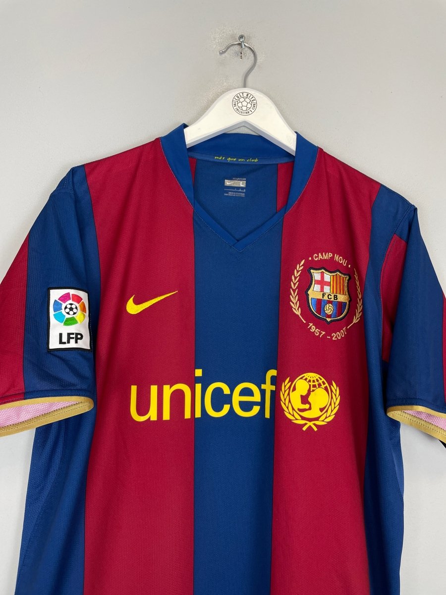 2007/08 BARCELONA HENRY 14 HOME SHIRT (L) NIKE - Cult Kits - Large - Buy Vintage Football Shirts, Authentic Retro Football Shirts For Sale, Classic Football Shirts & Soccer Jersey