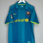 2007/08 BARCELONA MARQUEZ 4 AWAY SHIRT (L) NIKE - Cult Kits - Large - Buy Vintage Football Shirts, Authentic Retro Football Shirts For Sale, Classic Football Shirts & Soccer Jersey