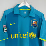 2007/08 BARCELONA MARQUEZ 4 AWAY SHIRT (L) NIKE - Cult Kits - Large - Buy Vintage Football Shirts, Authentic Retro Football Shirts For Sale, Classic Football Shirts & Soccer Jersey