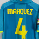 2007/08 BARCELONA MARQUEZ 4 AWAY SHIRT (L) NIKE - Cult Kits - Large - Buy Vintage Football Shirts, Authentic Retro Football Shirts For Sale, Classic Football Shirts & Soccer Jersey