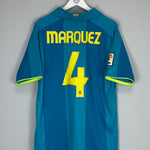 2007/08 BARCELONA MARQUEZ 4 AWAY SHIRT (L) NIKE - Cult Kits - Large - Buy Vintage Football Shirts, Authentic Retro Football Shirts For Sale, Classic Football Shirts & Soccer Jersey
