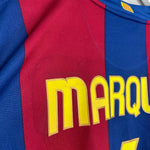 Shop 2007/08 BARCELONA MARQUEZ #4 HOME SHIRT (XXL) NIKE, classic football shirts, vintage football shirts & retro soccer jerseys at Cult Kits