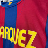 Shop 2007/08 BARCELONA MARQUEZ #4 HOME SHIRT (XXL) NIKE, classic football shirts, vintage football shirts & retro soccer jerseys at Cult Kits