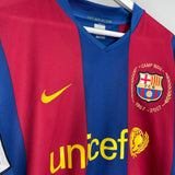 Shop 2007/08 BARCELONA MARQUEZ #4 HOME SHIRT (XXL) NIKE, classic football shirts, vintage football shirts & retro soccer jerseys at Cult Kits