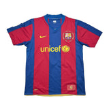 Buy 2007/08 Barcelona Messi 10 Home Shirt (M) Nike ~ Free worldwide shipping available ~ Authentic Vintage Football Shirts from Cult Kits