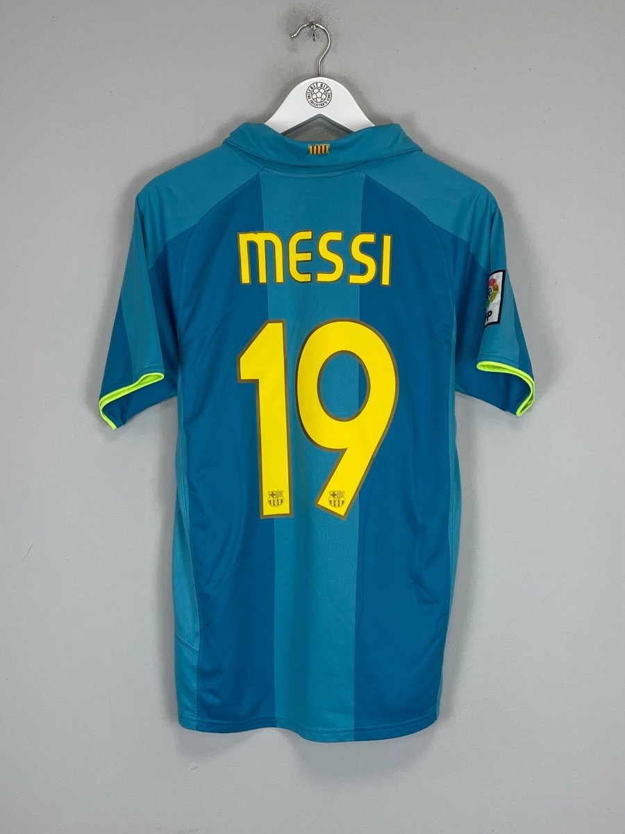 2007/08 BARCELONA MESSI 19 AWAY SHIRT (S) NIKE - Cult Kits - Small - Buy Vintage Football Shirts, Authentic Retro Football Shirts For Sale, Classic Football Shirts & Soccer Jersey