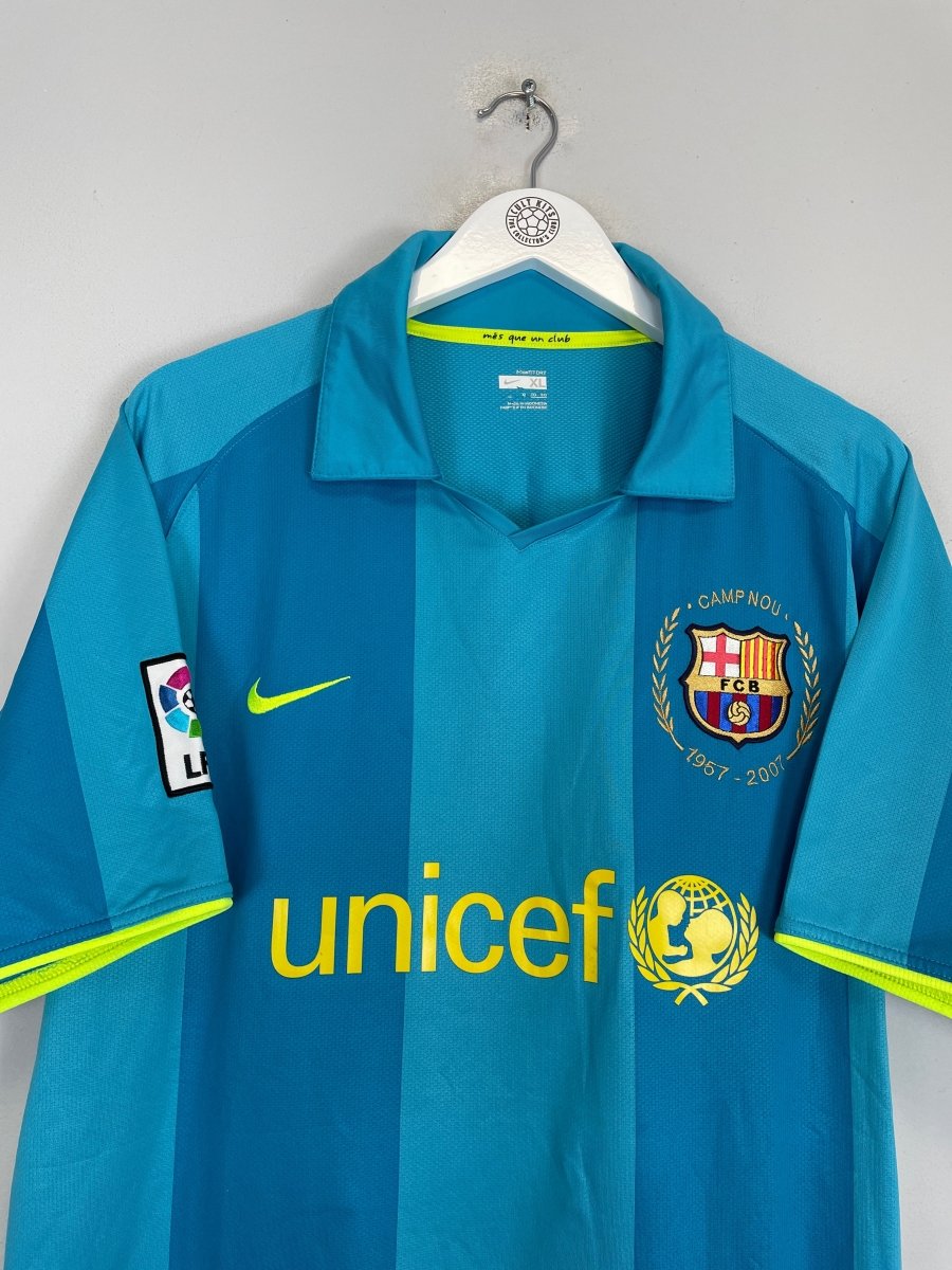 2007/08 BARCELONA MESSI 19 AWAY SHIRT (XL) NIKE - Cult Kits - XL - Buy Vintage Football Shirts, Authentic Retro Football Shirts For Sale, Classic Football Shirts & Soccer Jersey