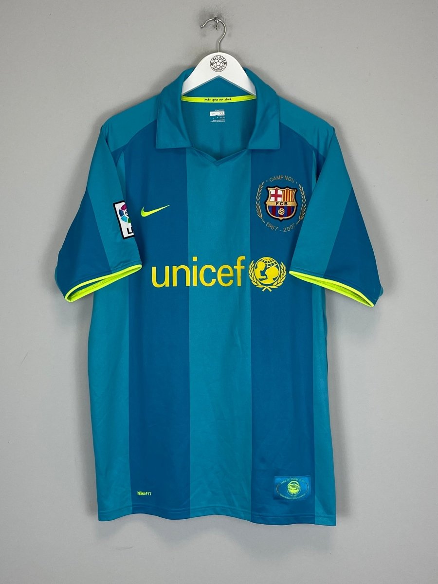 2007/08 BARCELONA MESSI 19 AWAY SHIRT (XL) NIKE - Cult Kits - XL - Buy Vintage Football Shirts, Authentic Retro Football Shirts For Sale, Classic Football Shirts & Soccer Jersey