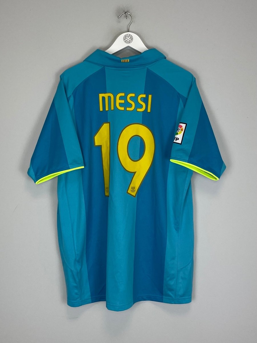 2007/08 BARCELONA MESSI 19 AWAY SHIRT (XL) NIKE - Cult Kits - XL - Buy Vintage Football Shirts, Authentic Retro Football Shirts For Sale, Classic Football Shirts & Soccer Jersey