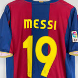 2007/08 BARCELONA MESSI 19 HOME SHIRT (L) NIKE - Cult Kits - Large - Buy Vintage Football Shirts, Authentic Retro Football Shirts For Sale, Classic Football Shirts & Soccer Jersey