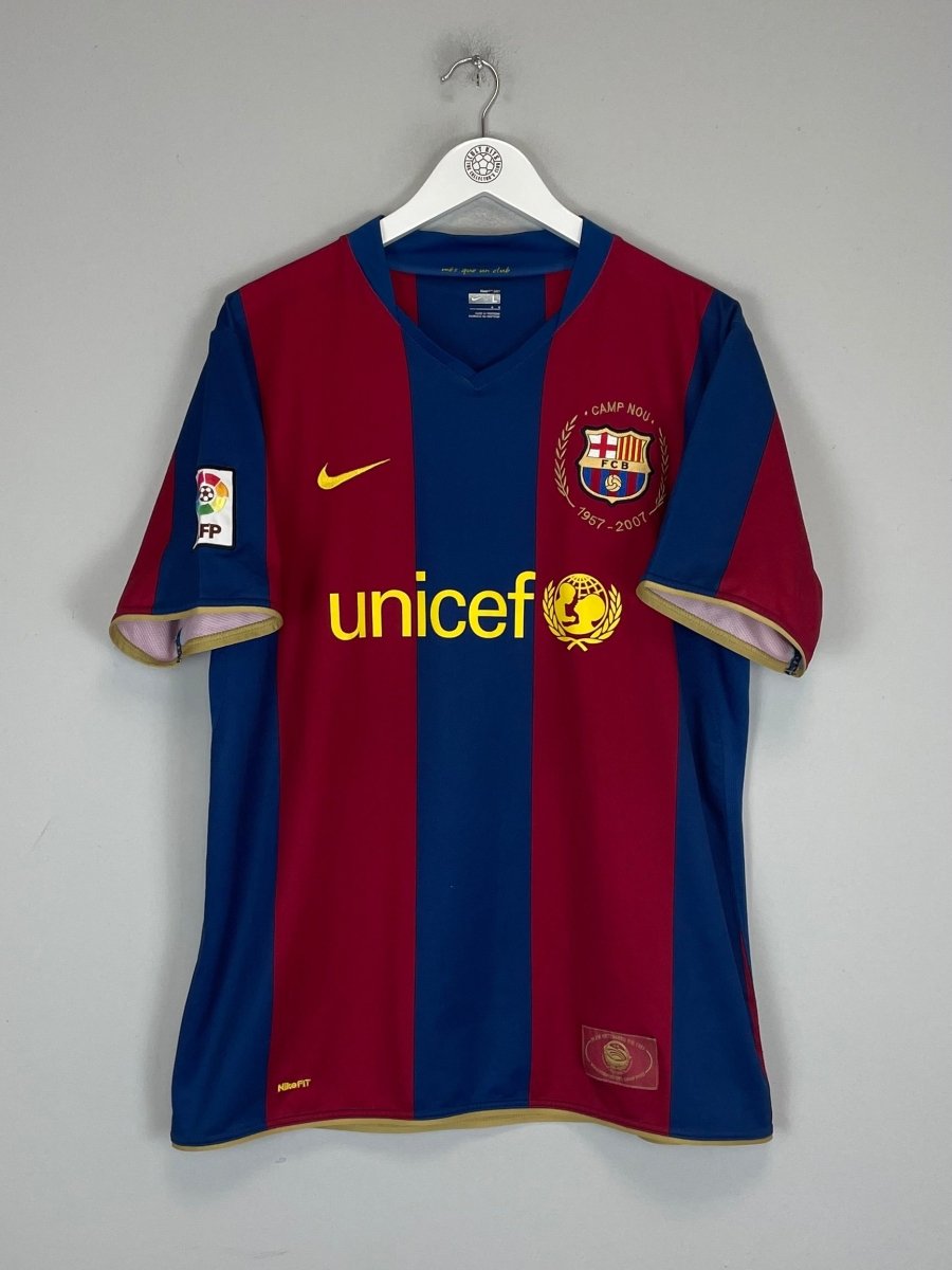 2007/08 BARCELONA MESSI 19 HOME SHIRT (L) NIKE - Cult Kits - Large - Buy Vintage Football Shirts, Authentic Retro Football Shirts For Sale, Classic Football Shirts & Soccer Jersey