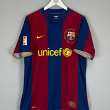 2007/08 BARCELONA MESSI 19 HOME SHIRT (L) NIKE - Cult Kits - Large - Buy Vintage Football Shirts, Authentic Retro Football Shirts For Sale, Classic Football Shirts & Soccer Jersey
