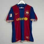 Shop 2007/08 BARCELONA MESSI #19 HOME SHIRT (L) NIKE, classic football shirts, vintage football shirts & retro soccer jerseys at Cult Kits