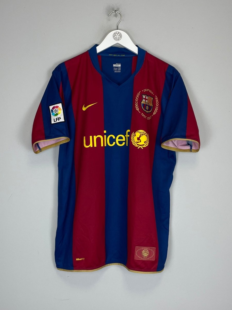 2007/08 BARCELONA MESSI 19 HOME SHIRT (L) NIKE - Cult Kits - Large - Buy Vintage Football Shirts, Authentic Retro Football Shirts For Sale, Classic Football Shirts & Soccer Jersey
