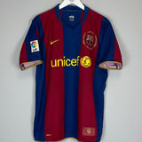 2007/08 BARCELONA MESSI 19 HOME SHIRT (L) NIKE - Cult Kits - Large - Buy Vintage Football Shirts, Authentic Retro Football Shirts For Sale, Classic Football Shirts & Soccer Jersey