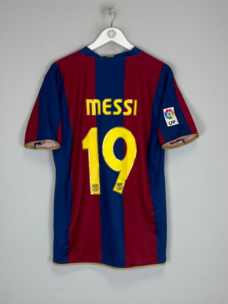 2007/08 BARCELONA MESSI 19 HOME SHIRT (L) NIKE - Cult Kits - Large - Buy Vintage Football Shirts, Authentic Retro Football Shirts For Sale, Classic Football Shirts & Soccer Jersey
