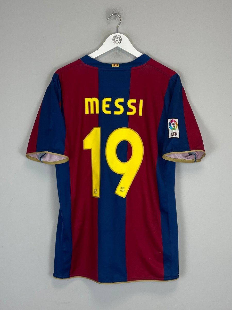 2007/08 BARCELONA MESSI 19 HOME SHIRT (L) NIKE - Cult Kits - Large - Buy Vintage Football Shirts, Authentic Retro Football Shirts For Sale, Classic Football Shirts & Soccer Jersey