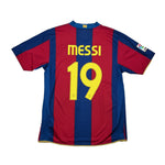 Buy 2007/08 Barcelona Messi 19 Home Shirt (L) Nike ~ Free worldwide shipping ~ Authentic Vintage Football Shirts from Cult Kits