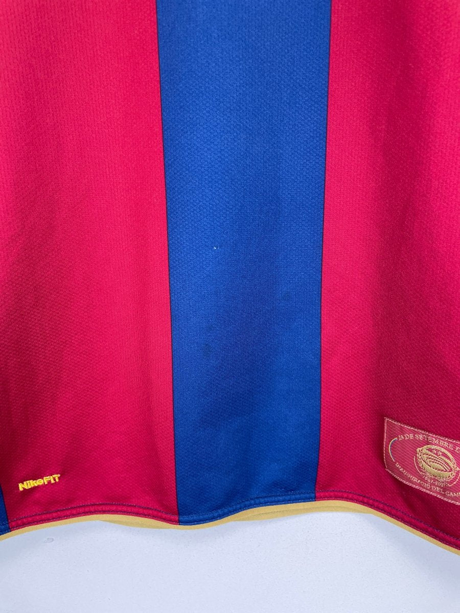 2007/08 BARCELONA MESSI 19 HOME SHIRT (L) NIKE - Cult Kits - Large - Buy Vintage Football Shirts, Authentic Retro Football Shirts For Sale, Classic Football Shirts & Soccer Jersey