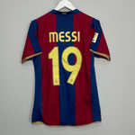 Shop 2007/08 BARCELONA MESSI #19 HOME SHIRT (S) NIKE, classic football shirts, vintage football shirts & retro soccer jerseys at Cult Kits