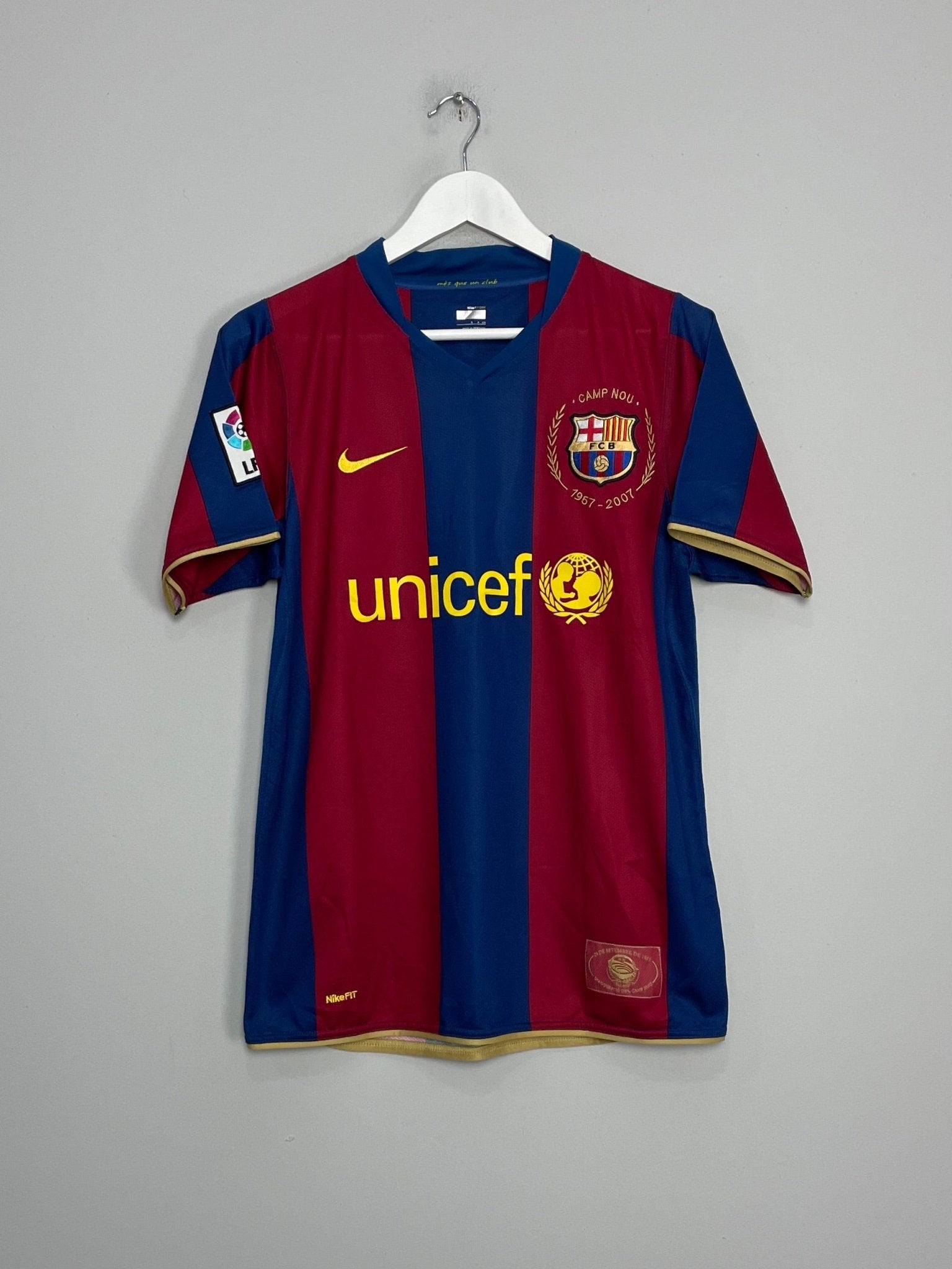 2007/08 BARCELONA MESSI #19 HOME SHIRT (S) NIKE – Cult Kits