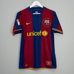 Shop 2007/08 BARCELONA MESSI #19 HOME SHIRT (S) NIKE, classic football shirts, vintage football shirts & retro soccer jerseys at Cult Kits