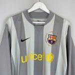 Shop 2007/08 BARCELONA *PLAYER ISSUE* GK SHIRT (XL) NIKE, classic football shirts, vintage football shirts & retro soccer jerseys at Cult Kits