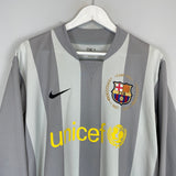 Shop 2007/08 BARCELONA *PLAYER ISSUE* GK SHIRT (XL) NIKE, classic football shirts, vintage football shirts & retro soccer jerseys at Cult Kits