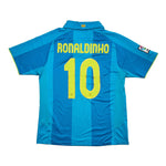 Buy 2007/08 Barcelona Ronaldinho 10 Away Shirt (L) Nike ~ Free worldwide shipping ~ Authentic Vintage Football Shirts from Cult Kits