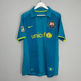 Shop 2007/08 BARCELONA RONALDINHO #10 AWAY SHIRT (L) NIKE, classic football shirts, vintage football shirts & retro soccer jerseys at Cult Kits
