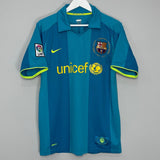 Shop 2007/08 BARCELONA RONALDINHO #10 AWAY SHIRT (M) NIKE, classic football shirts, vintage football shirts & retro soccer jerseys at Cult Kits