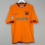 Shop 2007/08 BARCELONA RONALDINHO #10 AWAY SHIRT (XL) NIKE, classic football shirts, vintage football shirts & retro soccer jerseys at Cult Kits