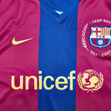 Buy 2007/08 Barcelona Ronaldinho 10 Home Shirt (L) Nike ~ Free worldwide shipping ~ Authentic Vintage Football Shirts from Cult Kits