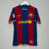 Shop 2007/08 BARCELONA RONALDINHO #10 HOME SHIRT (M) NIKE, classic football shirts, vintage football shirts & retro soccer jerseys at Cult Kits