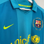 Shop 2007/08 BARCELONA RONALDINHO #10 L/S AWAY SHIRT (XL) NIKE, classic football shirts, vintage football shirts & retro soccer jerseys at Cult Kits